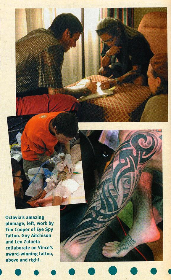  - Leo Zulueta and Guy Aitchison collaborate at Tattoo The Earth, 2003